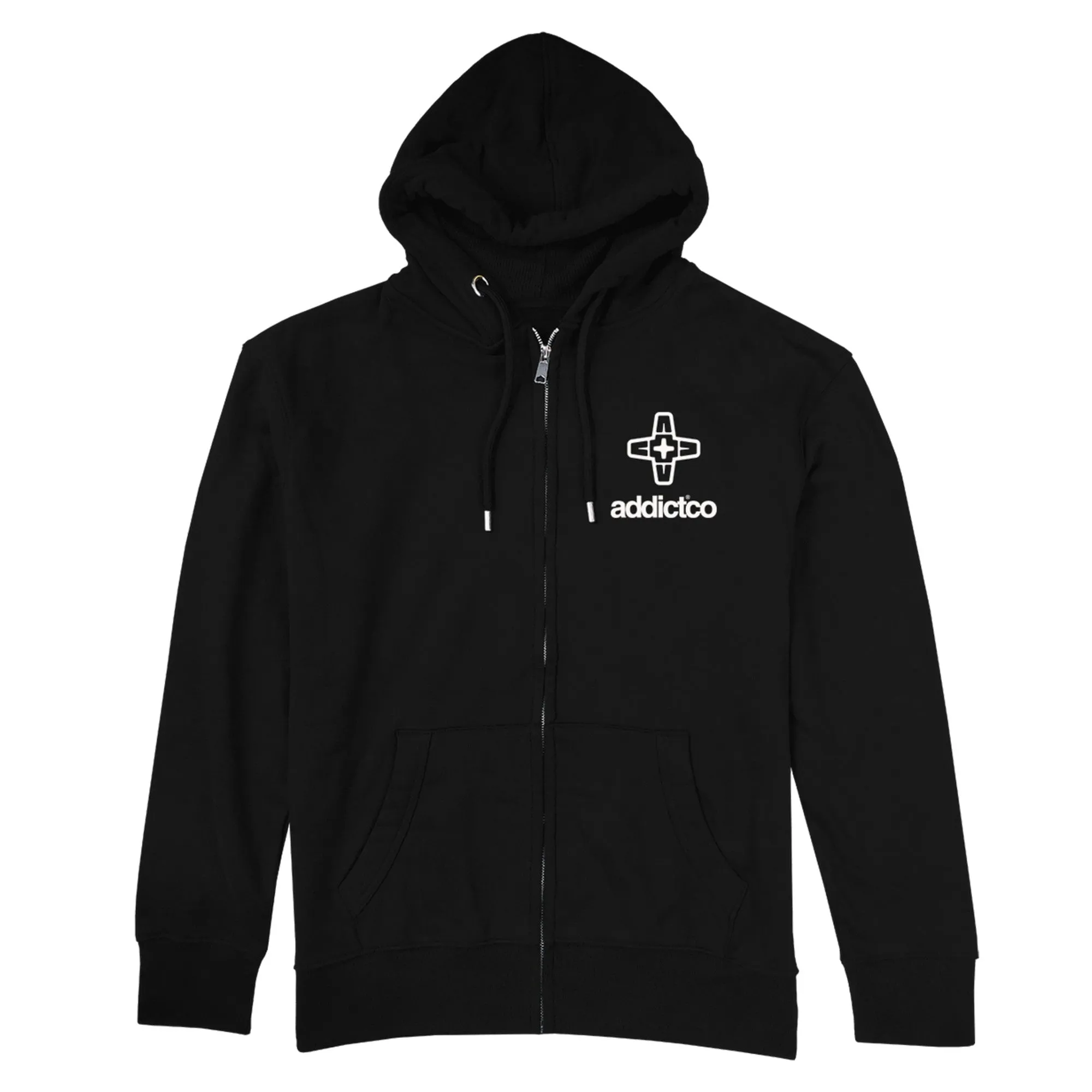 Addict Mens Cross And Co Full Zip Hoodie