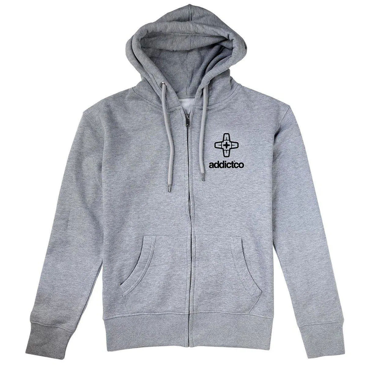 Addict Mens Cross And Co Full Zip Hoodie