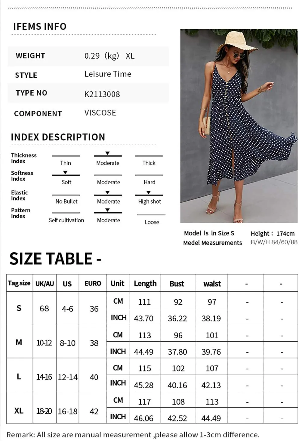 BROVAVE Women's 2025 Summer Casual Boho Sundress Polka Dot Spaghetti Strap V Neck Flowy Midi Dresses
