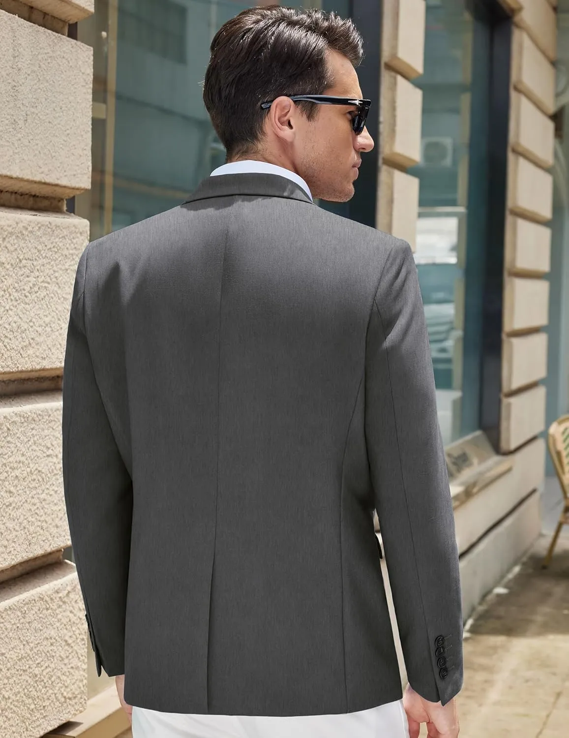 COOFANDY Men's Casual Blazer Slim Fit Sport Coat Suit Jacket Lightweight Two Button Blazer Jacket