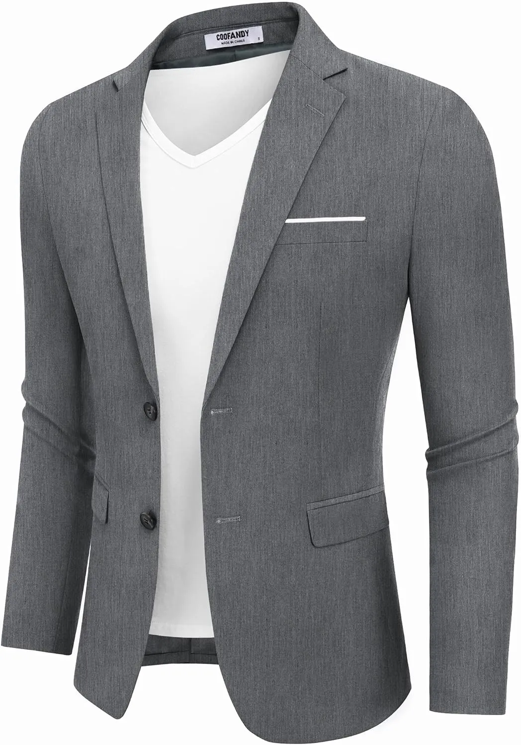 COOFANDY Men's Casual Blazer Slim Fit Sport Coat Suit Jacket Lightweight Two Button Blazer Jacket
