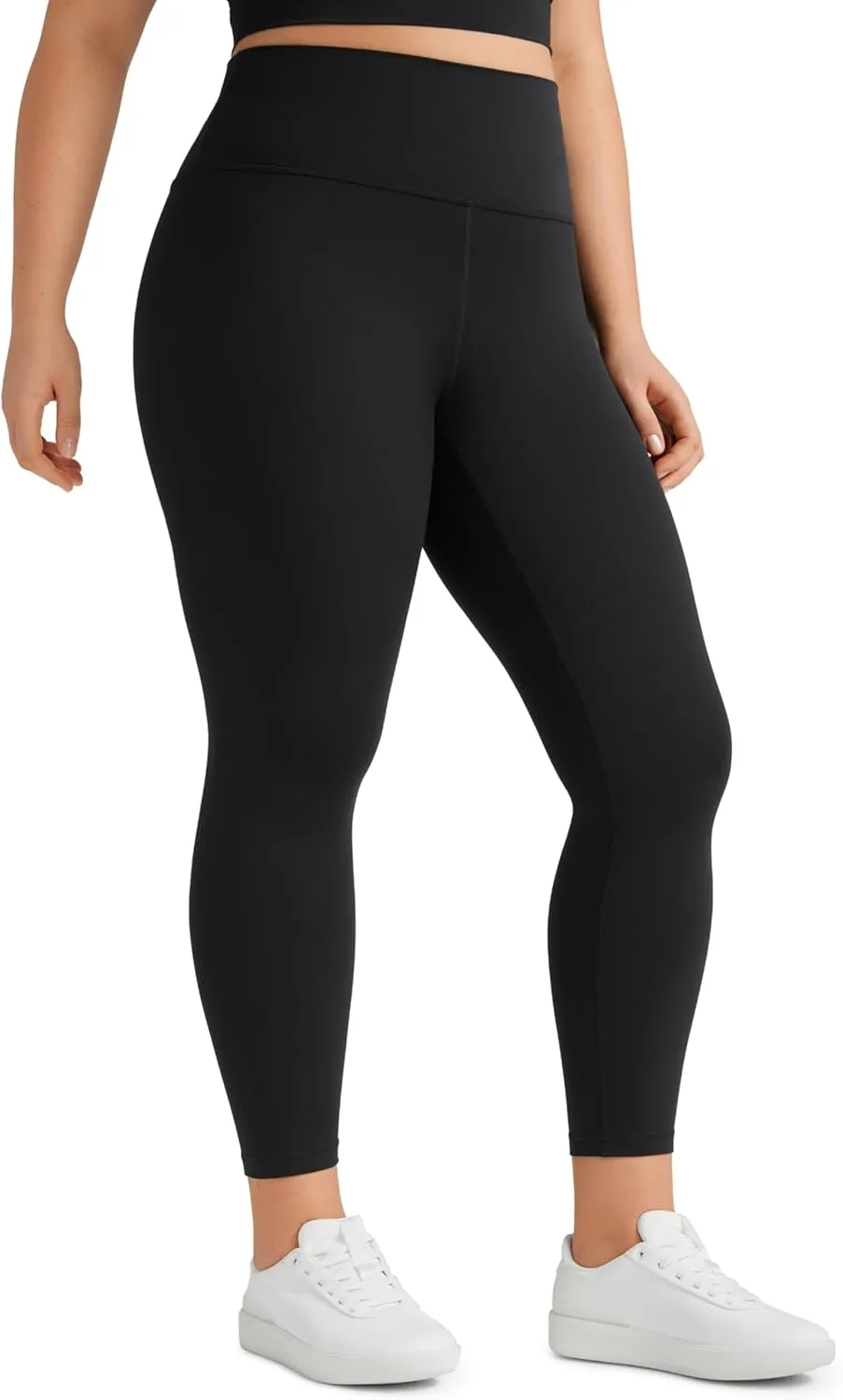 CRZ YOGA Butterluxe Plus Size Leggings for Women 25 Inches - High Waisted Buttery Soft Spandex Workout Casual Pants 3X 4X
