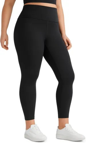 CRZ YOGA Butterluxe Plus Size Leggings for Women 25 Inches - High Waisted Buttery Soft Spandex Workout Casual Pants 3X 4X