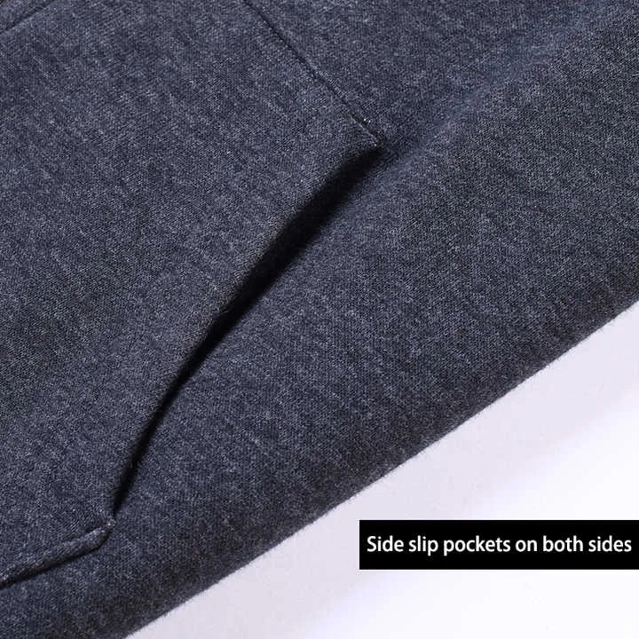 Custom Embroidery logo Mens French Terry Hoodie  .. هودي رجالي من قماش تيري الفرنسي بشعار مطرز حسب الطلب