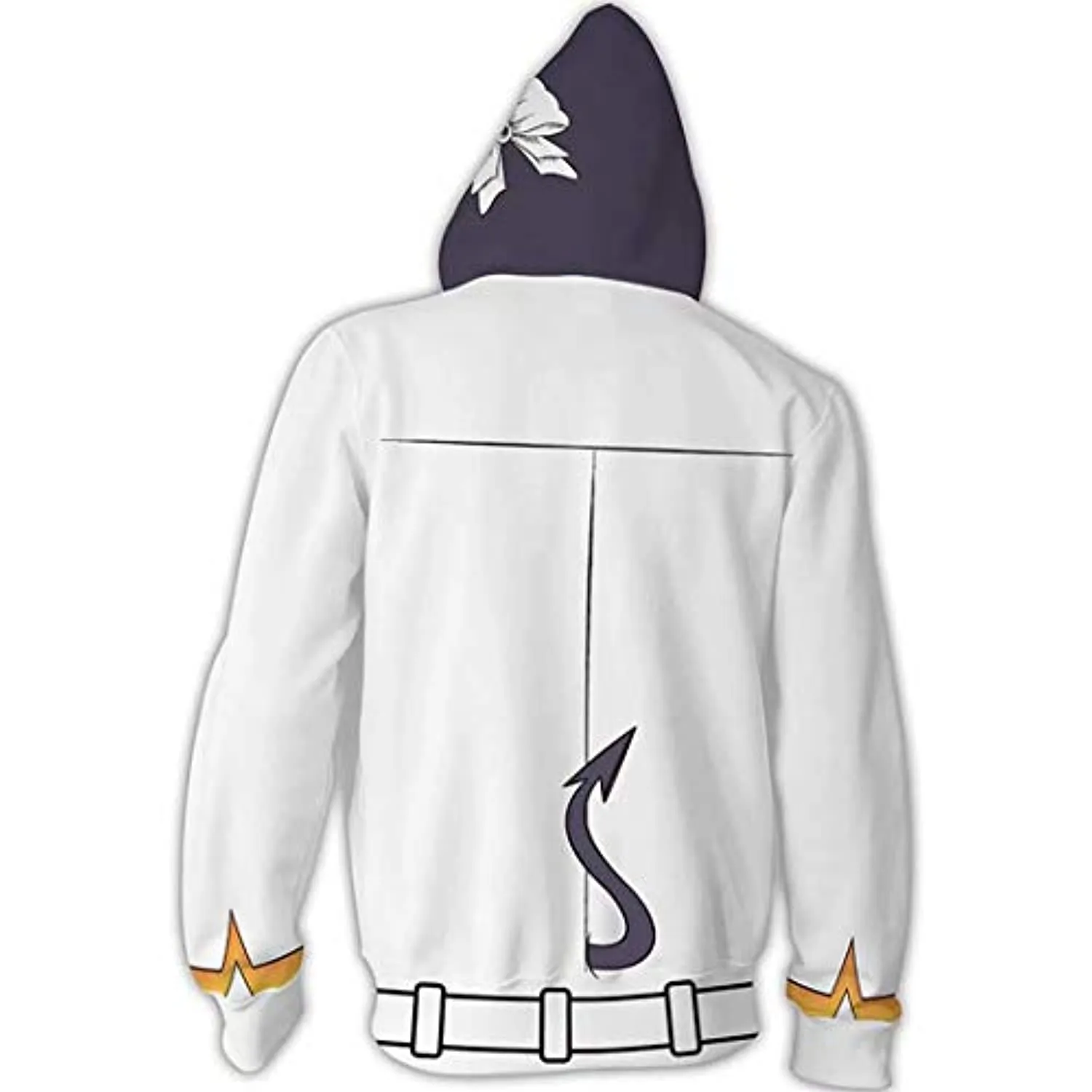 Helltaker Hoodies - Azazel Unisex 3D Zip Up Hooded Jacket