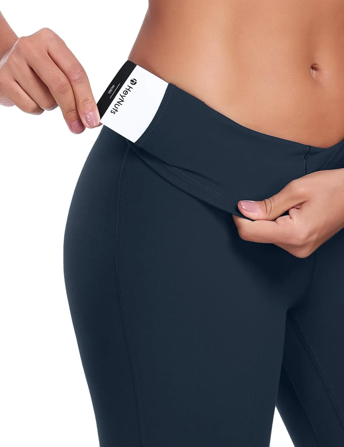 HeyNuts Harmony Flare Leggings 29"/30.5"/32.5"/34.5", High Waisted Tummy Control Wide Leg Bootcut Yoga Pants Lounge Soft