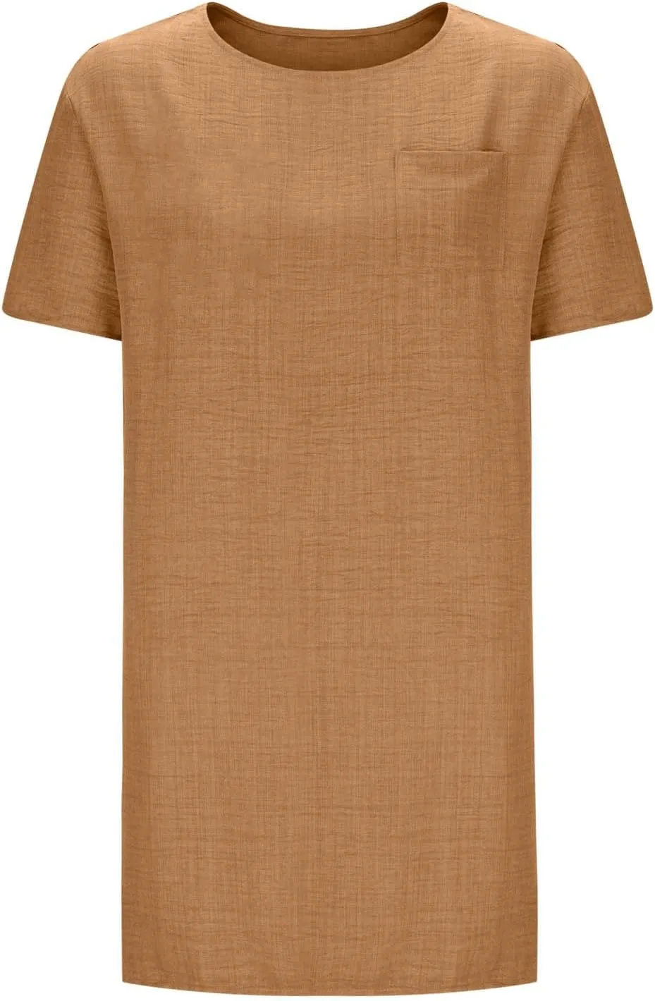 hlysgo Summer Dresses for Women 2025 Casual Loose Comfy Short Sleeve Crew Neck Mini Dress Teen Girls Knee Length Beach Dress