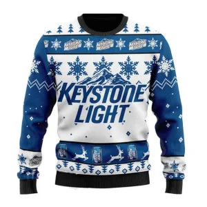Keystone Light Christmas Sweater