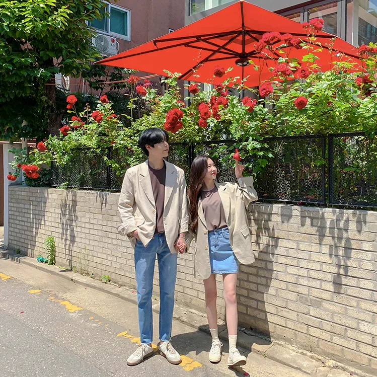 [Korean Style] Bartose Single-Breasted Casual Blazers