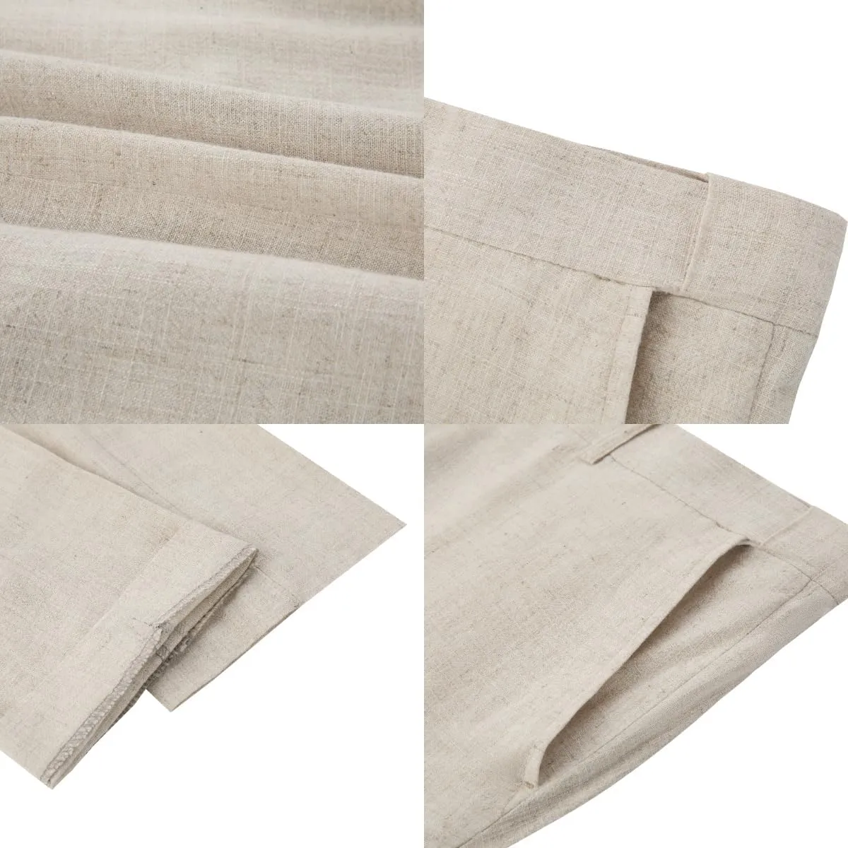 Linen Beach Wedding Suits Men's Slim Fit 2 Piece Groom Suit Prom Party Dress Tuxedos Vest Pants Suit Set