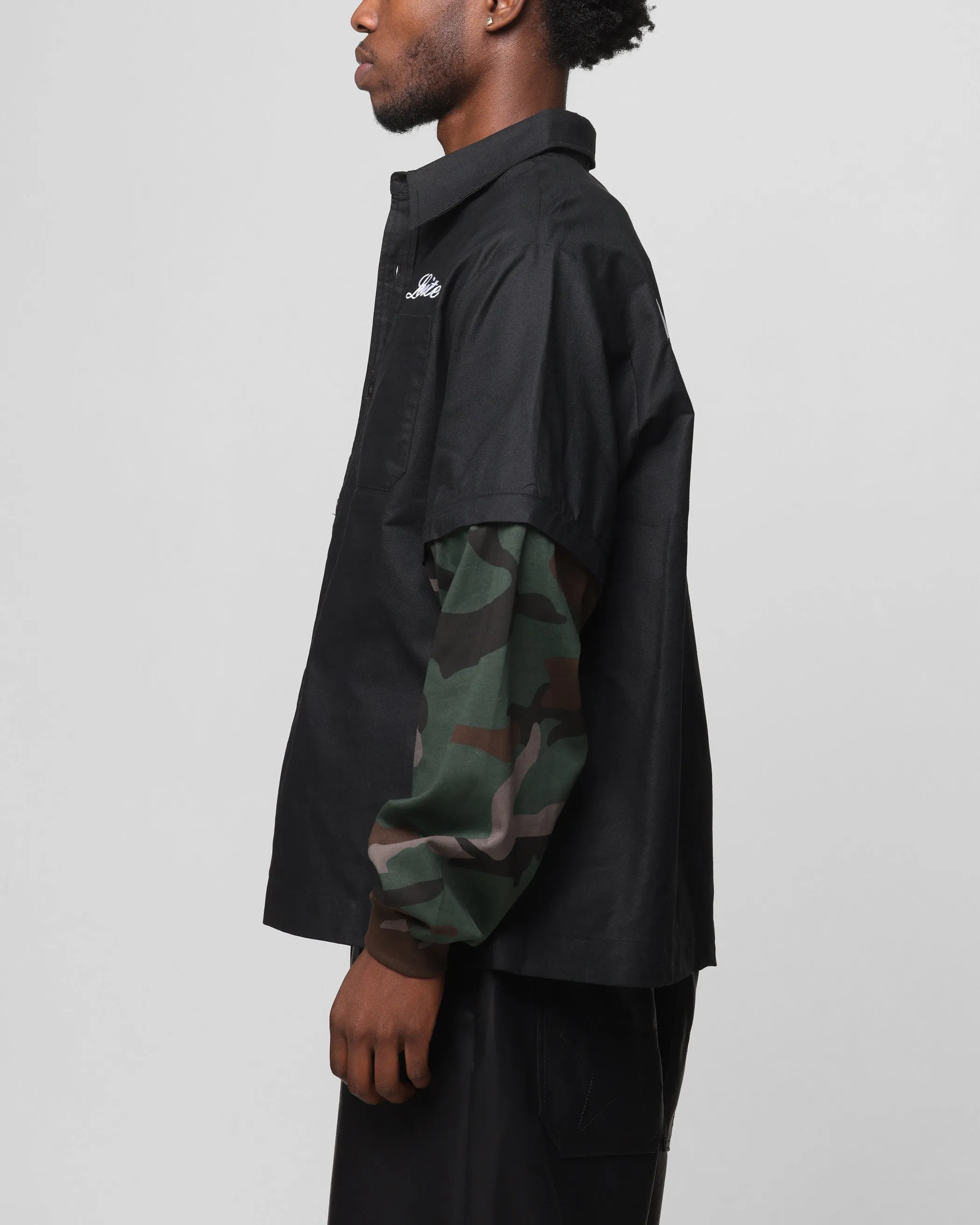 Loiter Art Studio Work Shirt Black/Camo