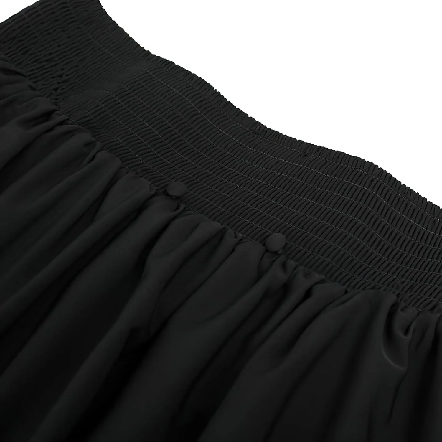 Maxi Gothic Skirts for Women Double Layered Long Skirt Tiered Pirate Skirts Renaissance Victorian Skirts Goth Skirt