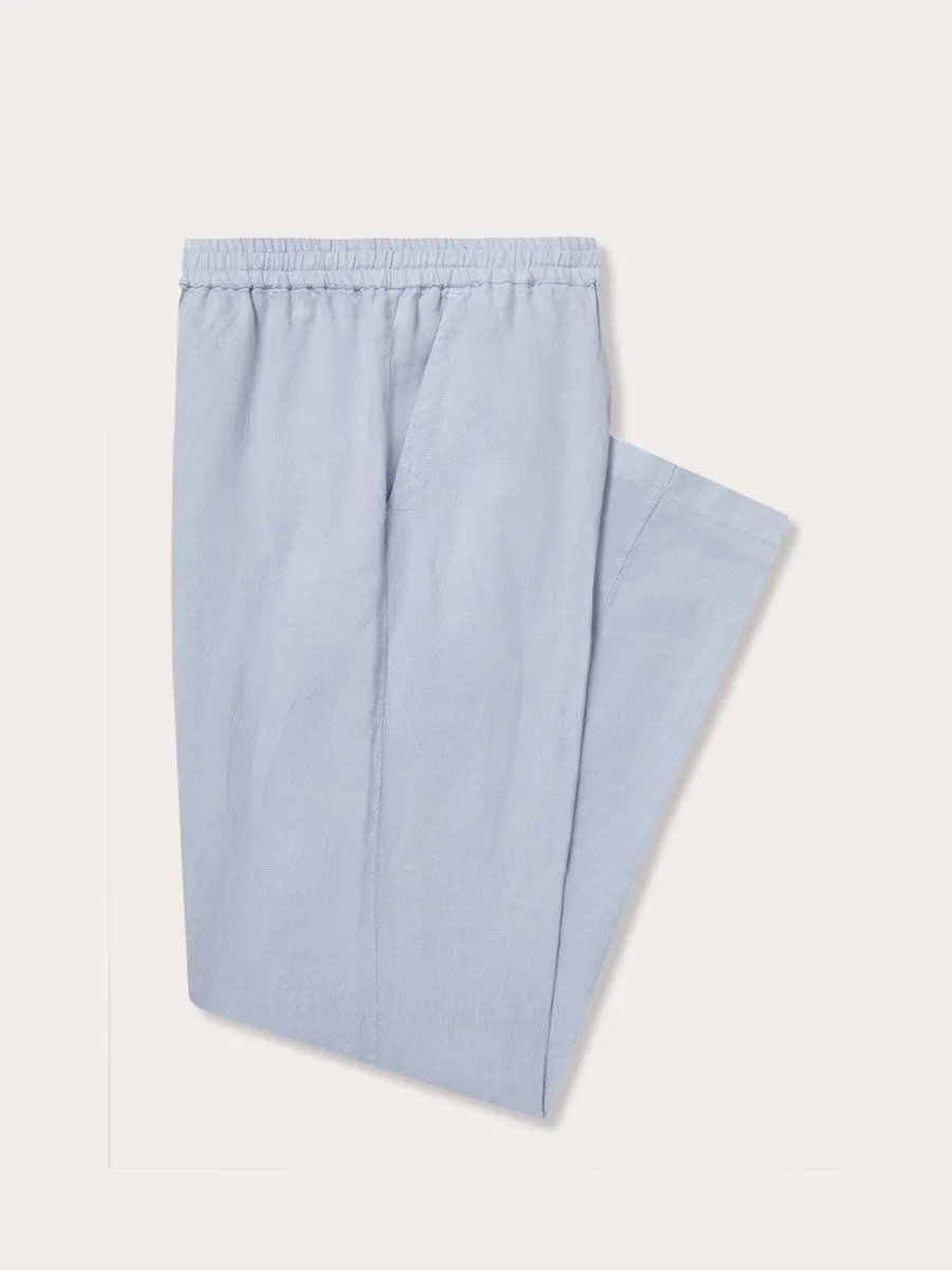 Men's Sky Blue Eleuthera Linen Trousers