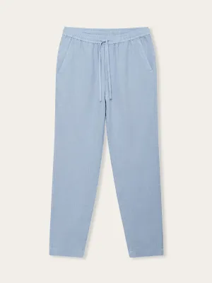 Men's Sky Blue Eleuthera Linen Trousers