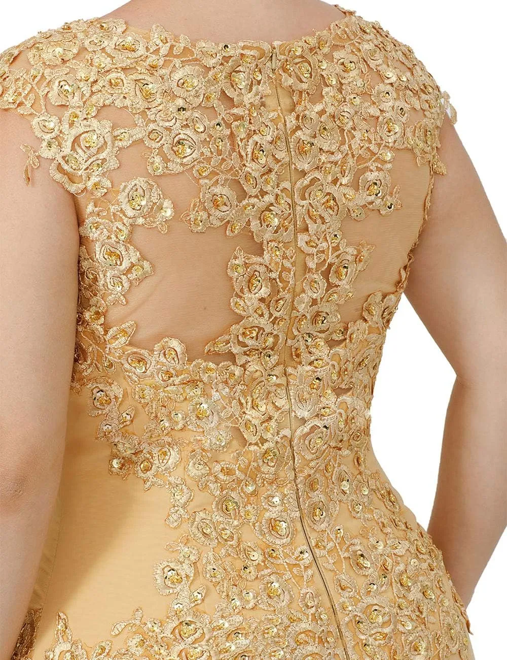 Mother of The Bride Dresses Long Evening Formal Dress Lace Applique Beaded Wedding Guest for Women