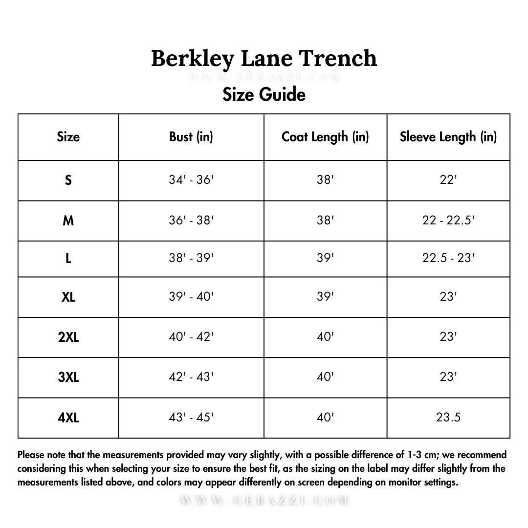Willow & East Classic Trench
