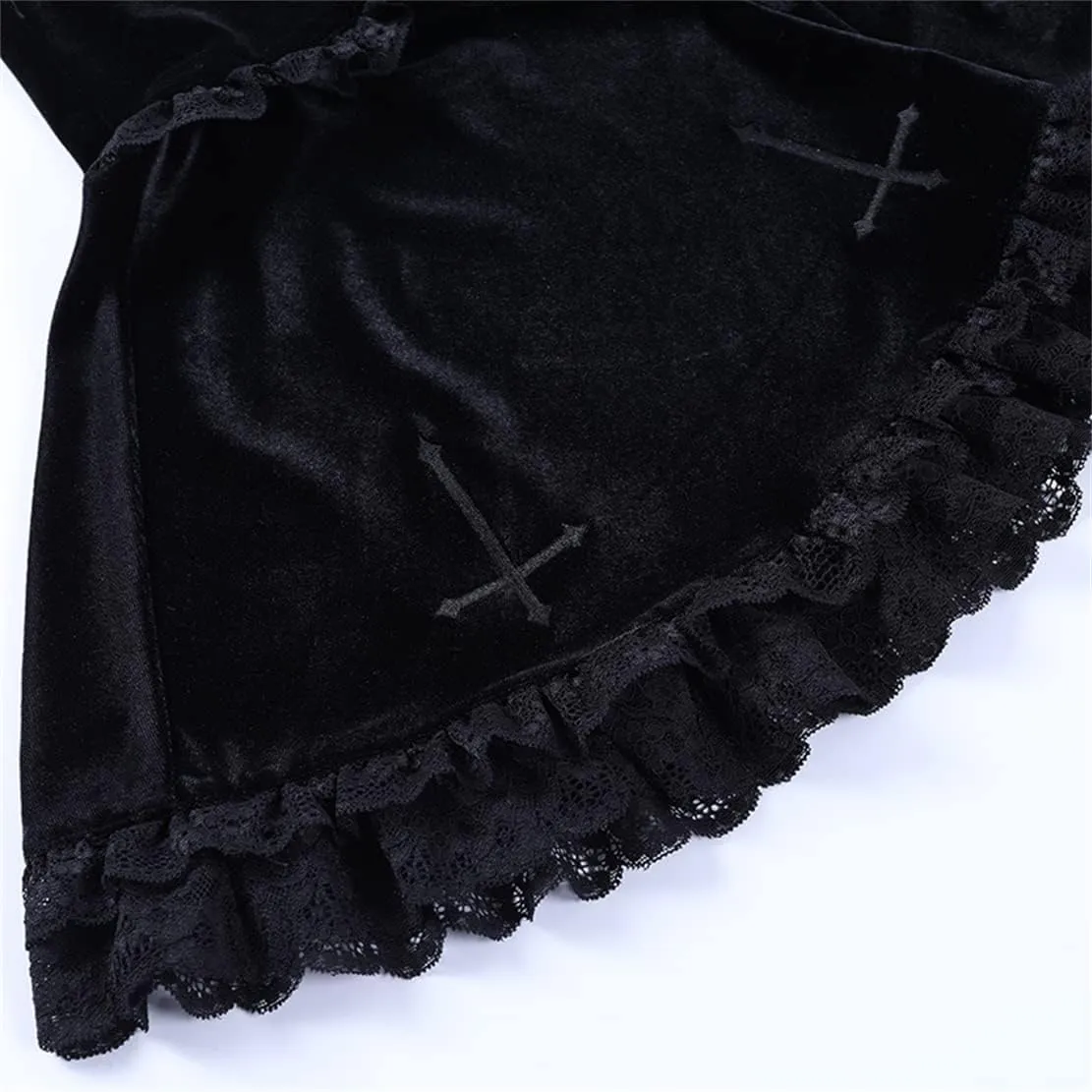 Women Gothic Mini Skirt Fairy Grunge Punk High Waisted A-Line Pleated Skirts Y2k E-Girl Long Maxi Skirt