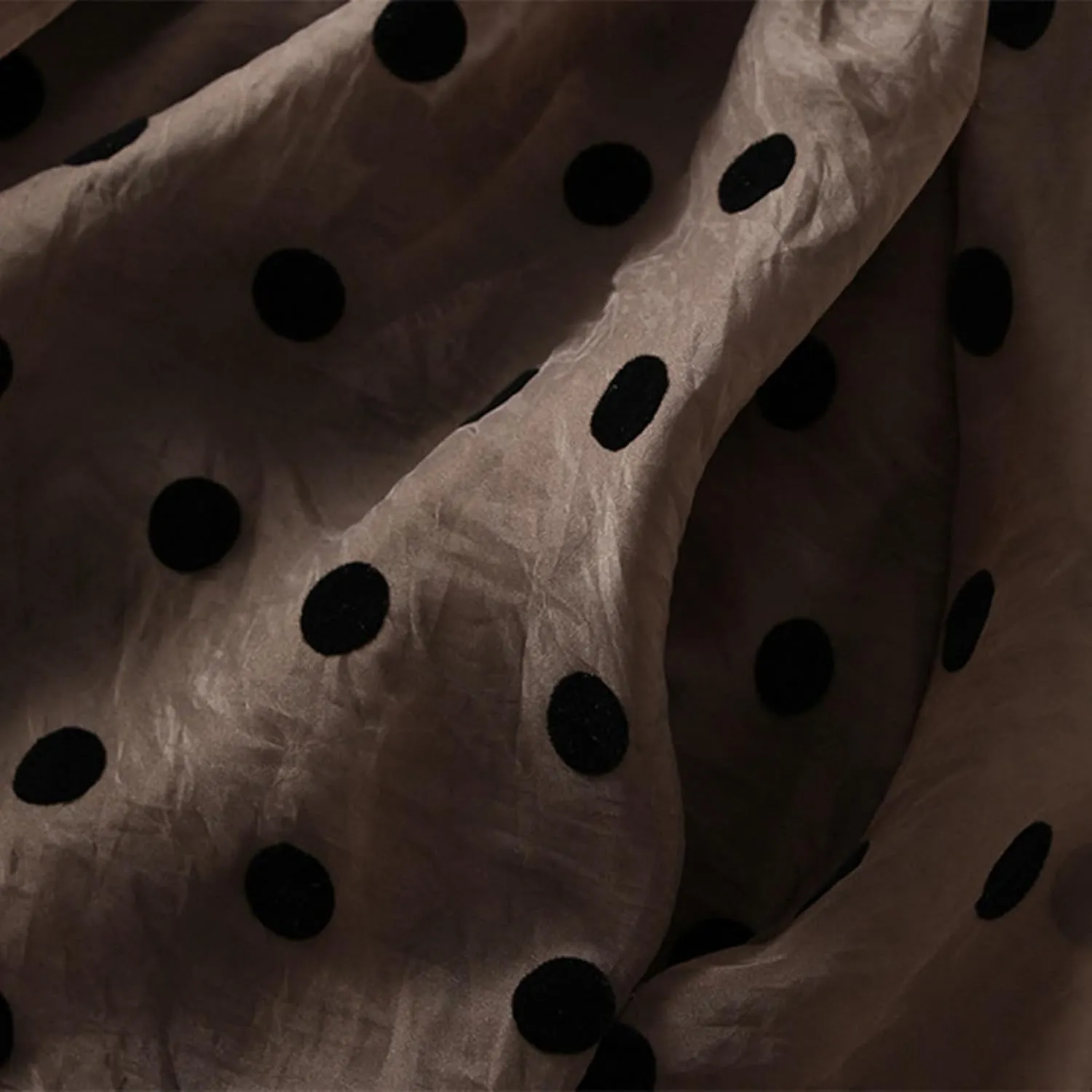 Womens Gauze Skirts Polka Dot Print A Line Swing Midi Skirt Summer Casual Boho Beach Skirts Resort Wear