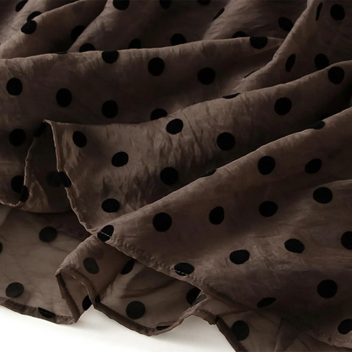 Womens Gauze Skirts Polka Dot Print A Line Swing Midi Skirt Summer Casual Boho Beach Skirts Resort Wear