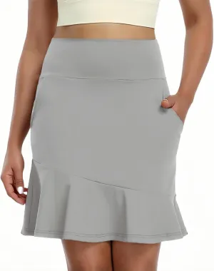 Womens Golf Skirts High Waisted Tennis Skirt with Pockets Shorts